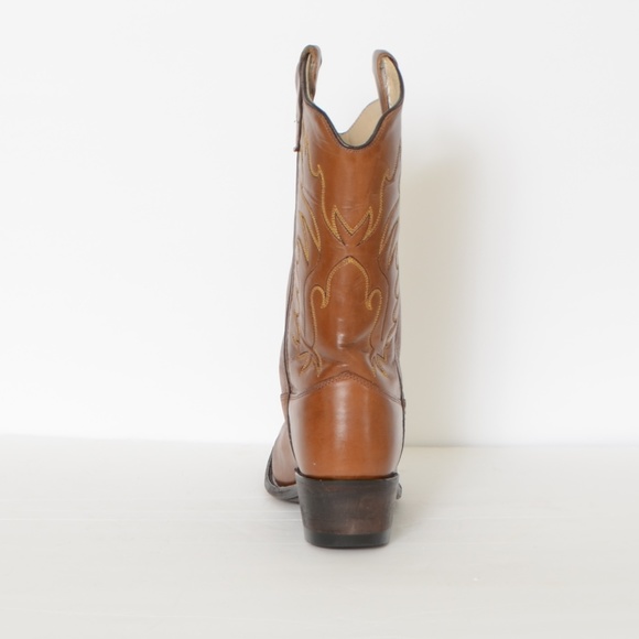 **OLD WEST**REAL LEATHER**BOOTS**UNISEX - Picture 4 of 5